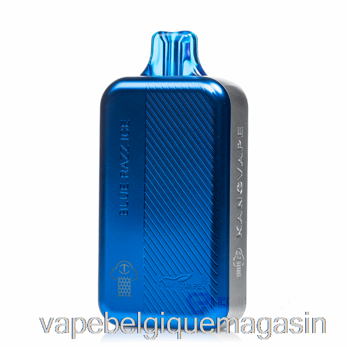 Jus De Vape Kangvape Tc8000 Glace Razz Bleue Jetable